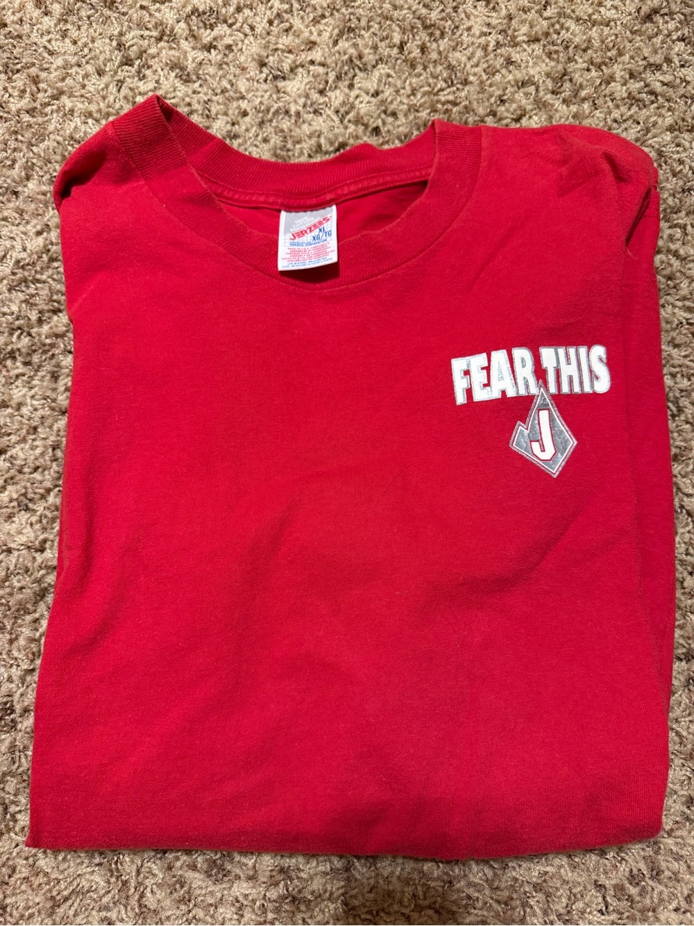 Judson: Red 'Fear This' Graphic Tee